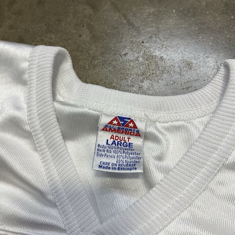 Vintage Y2K 90s Lions #66 Cropped Mesh Football Practice Warm Up Jersey Boxy Fit gallery
