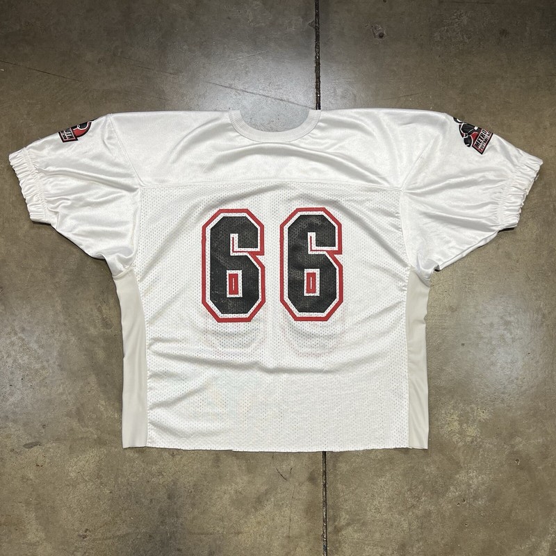Vintage Y2K 90s Lions #66 Cropped Mesh Football Practice Warm Up Jersey Boxy Fit gallery