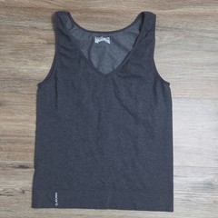 Jockey Woman’s Lightweight V-Neck Sleeveless Tank Undershirt Gray L Bamboo Blend