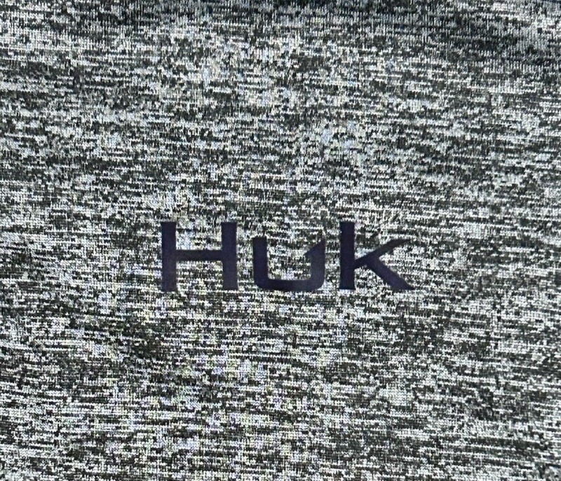 NWT HUK Icon X Coldfront 1/4 Zip Wind Water Resistant Shirt Grey Blue Men's Sz S gallery