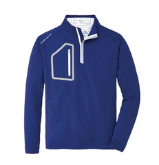 Peter Millar Crown Sport M Forge Performance Quarter Zip Pullover Navy NWT