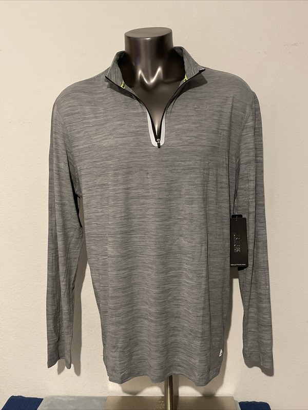 RBX Active 1/4 Zip X-Train Lightweight Super Soft Long Sleeve Shirt Men's 2XL gallery