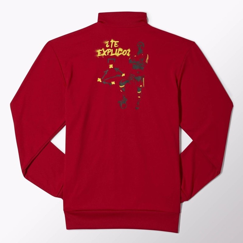 Adidas SPAIN TRACK jersey Top World Cup Graphic sweat shirt Jacket Mens sz L nwt gallery