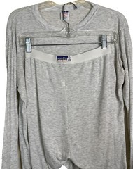 Patagonia Capilene Base Layer Long Sleeve White MADE IN USA Size Medium Vintage