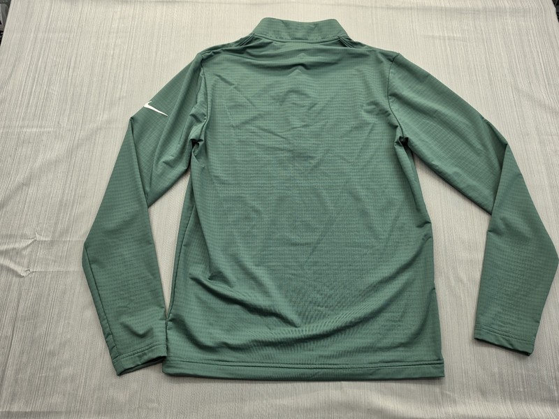 New Nike Golf Dri-Fit Victory 1/2 Zip Shirt Mens Size Small Bicoastal Green $75 gallery