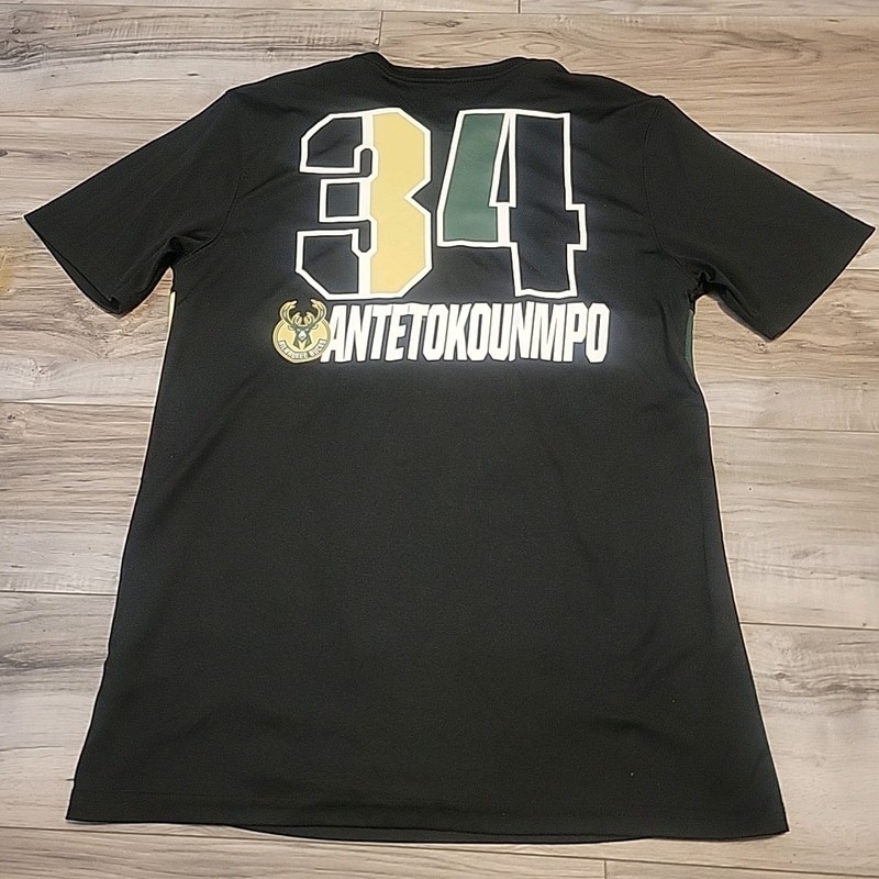 NBA Milwaukee Bucks Giannis Antetokounmpo #34 Jersey Small Green Shirt gallery
