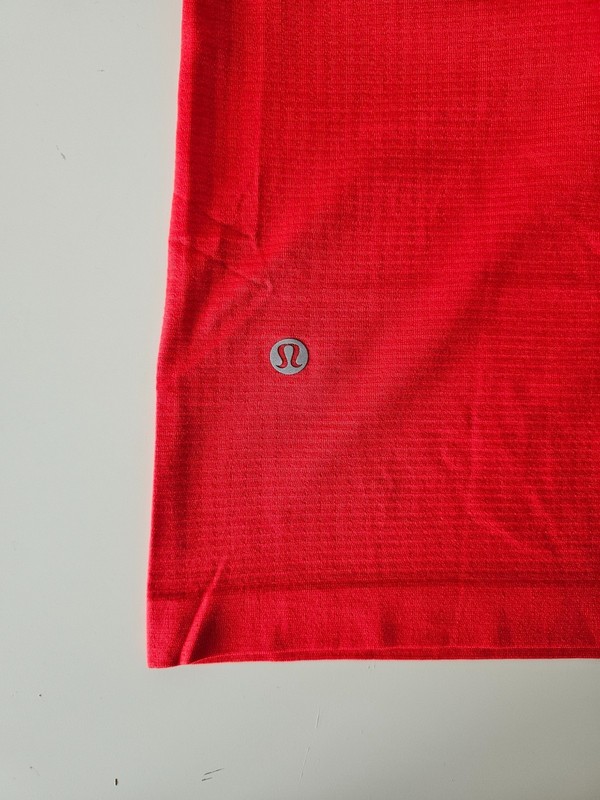NWT LULULEMON Metal Vent Tech SS Top Shirt Men's Large TUED/TUED True Red gallery