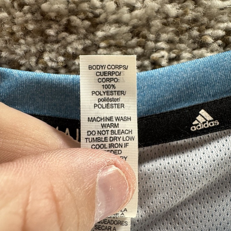 Adidas Shirt Mens Small Blue Climalite Tech Tee New With Tags Short Sleeve Adult gallery