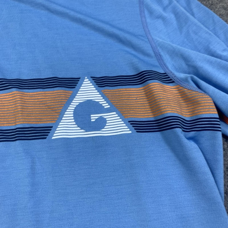 Gerry Shirt Mens XL Blue Long Sleeve Crew Neck Fishing Logo Performance gallery