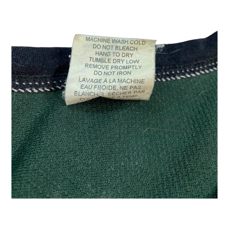 VTG Athletic Knit Hockey Jersey Mens XL Banknorth Green Black Star 12 Canada gallery