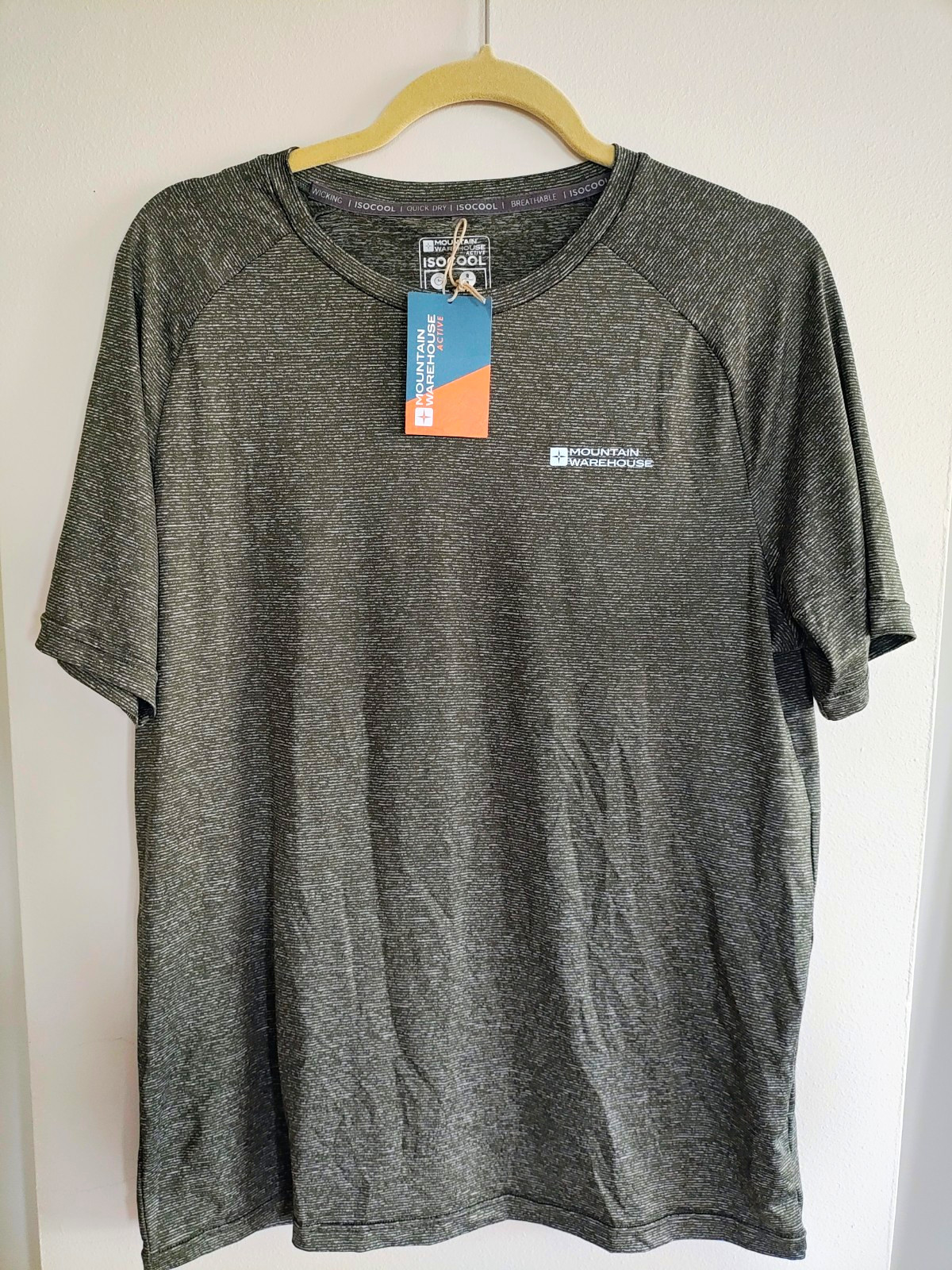 Lot of 2 Mountain Warehouse ISOCool Agra Men's Tees-M & L Quick Dry UV T-shirts gallery