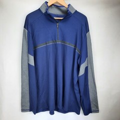 Calvin Klein Blue & Gray Performance Thermal THRML Shirt Men’s XL