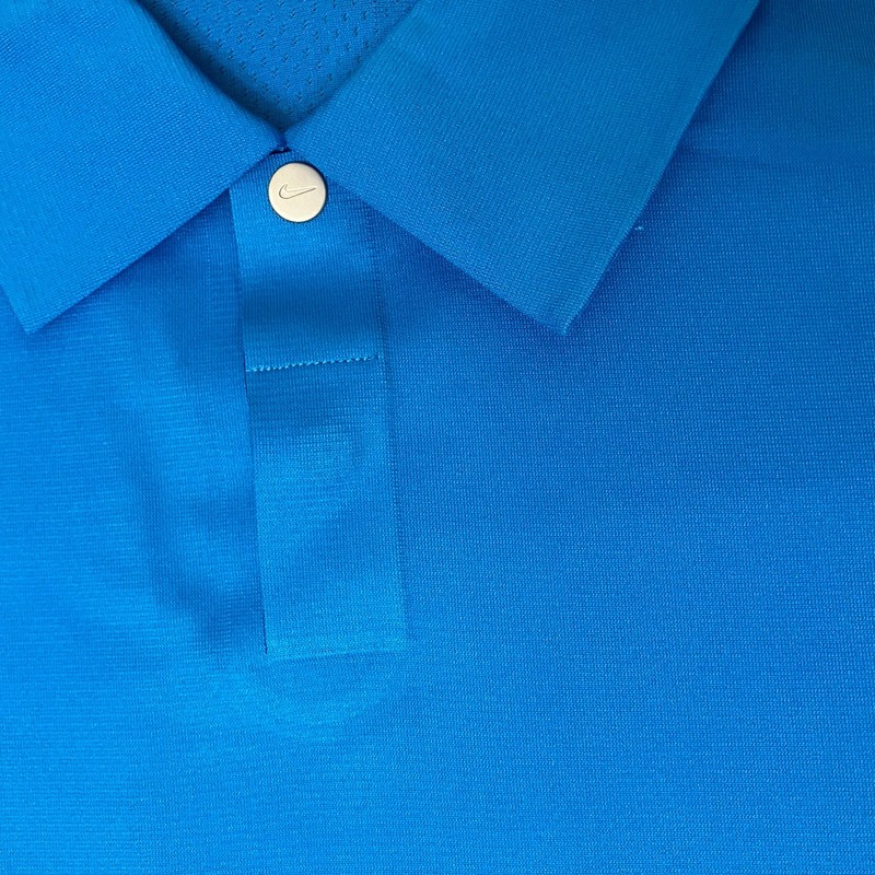 Nike Golf Tiger Woods Vapor Control Max Polo 648472 463 Photo Blue Black Sz XL gallery
