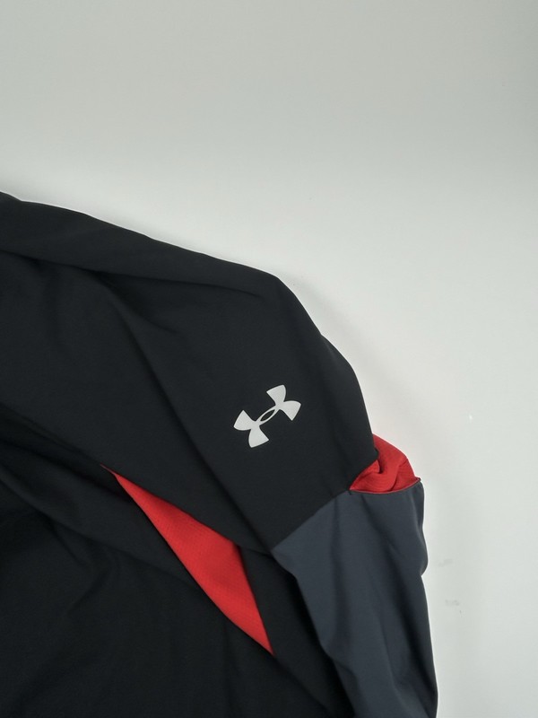 Under Armour Men’s SZ XXL Steph Curry Red And Black 1/4 Zip Pullover NBA gallery