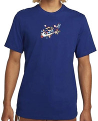 Nike Men’s NSW Embroidered Graphic Logo Twist S/S Blue Tee DQ3511-455 M (3)