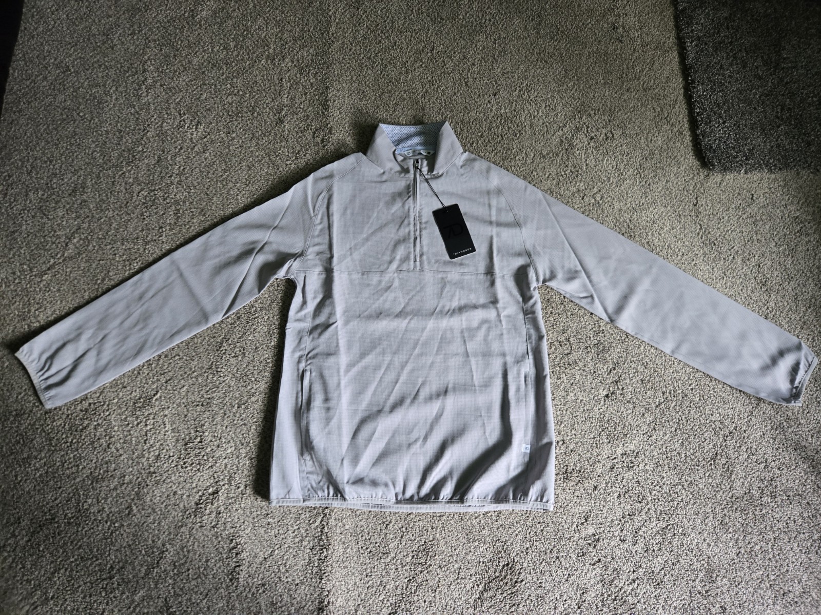New 7 Diamonds Oxygenate 1/4 Zip Pullover Size S Stretch Drift gallery