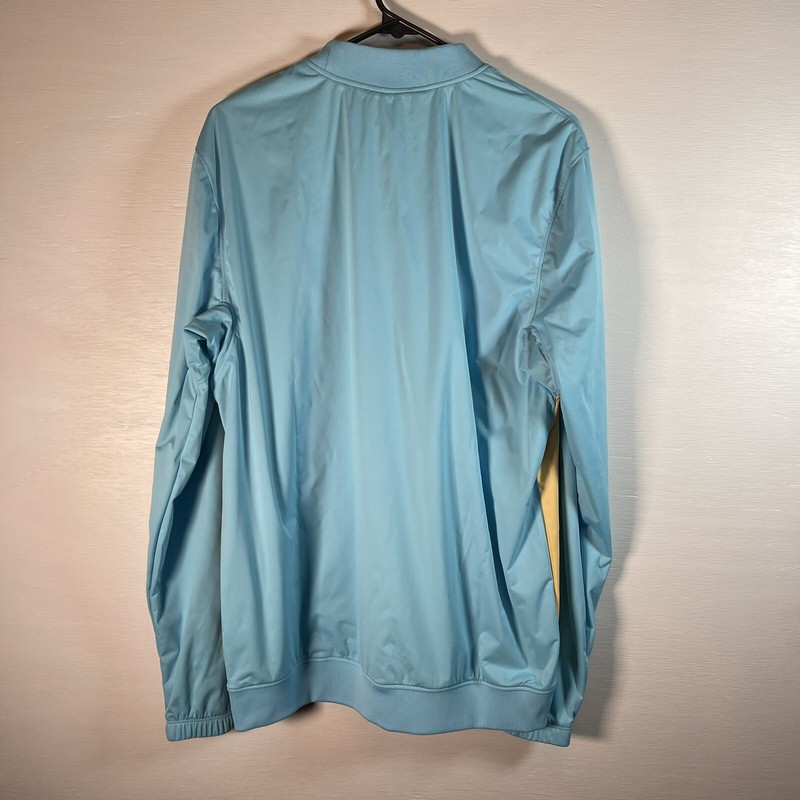 Men’s Nike Shield Victory ‘Blue Yellow’ Long Sleeve Golf Shirt CI8986-496 S-Tall gallery