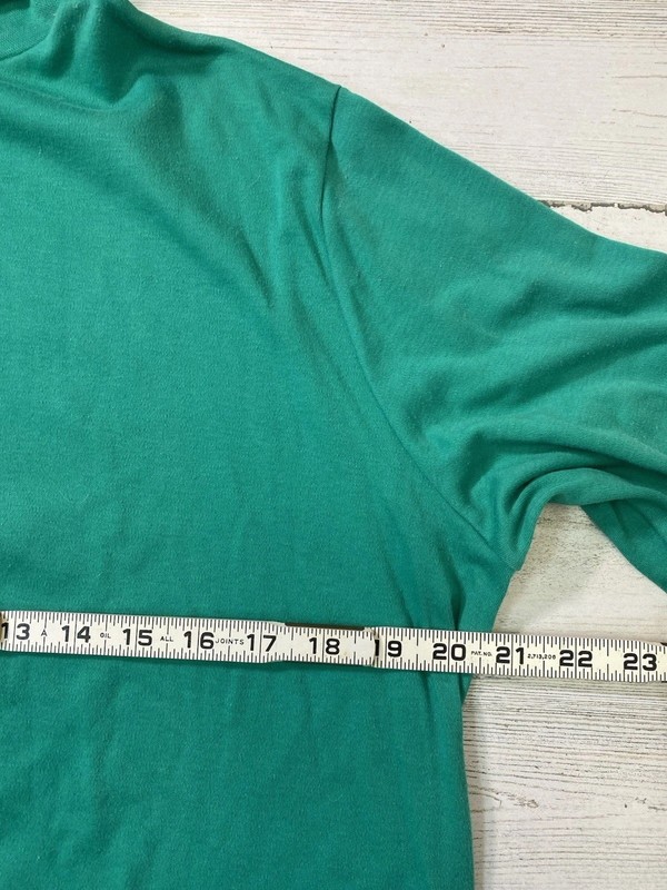 Vintage Ski Turtleneck Green Top Men’s 16 Steamboat Springs CO gallery