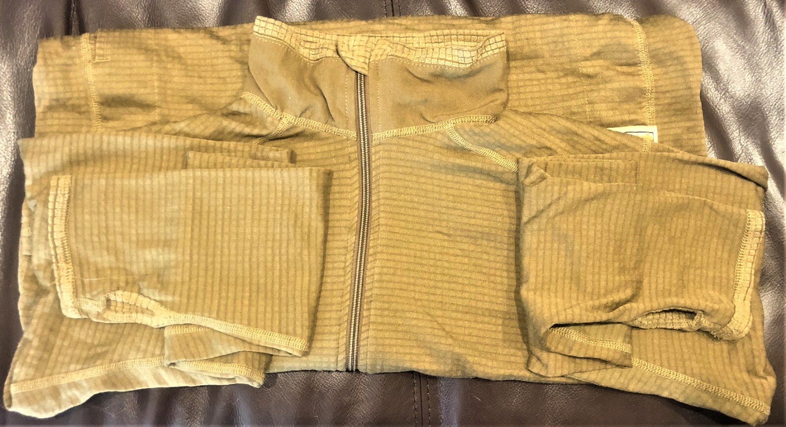 USMC FROG Grid Fleece Thermal Pullover - Marine Corps Issue - Made in USA gallery