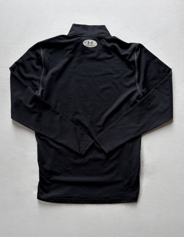 Under Armour Coldgear Fitted Long Sleeve Shirt Mens Small Mock Neck Black gallery