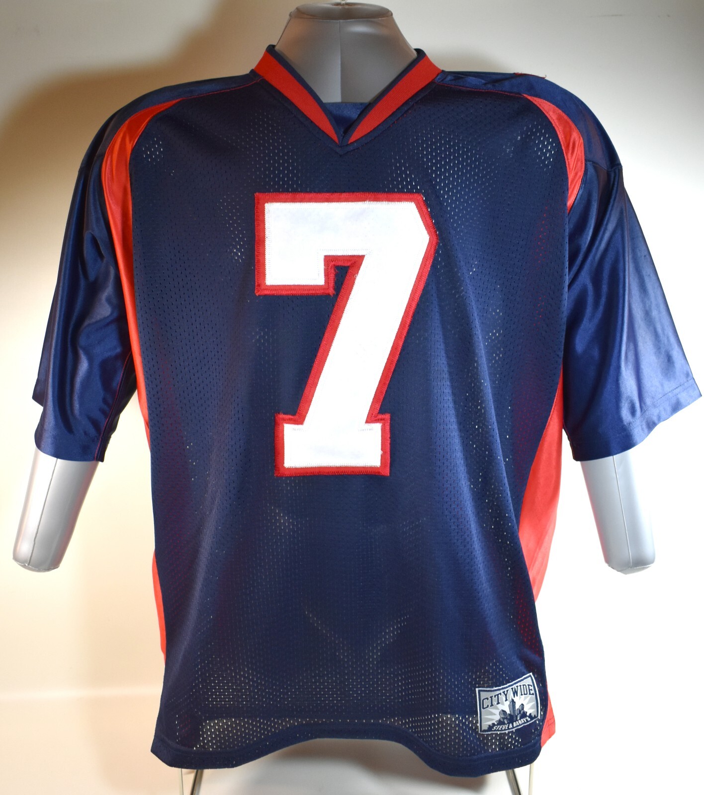 City Wide STEVE & BARRYS Athletic Dept. # 7 Jersey Size L ~ Excellent! gallery