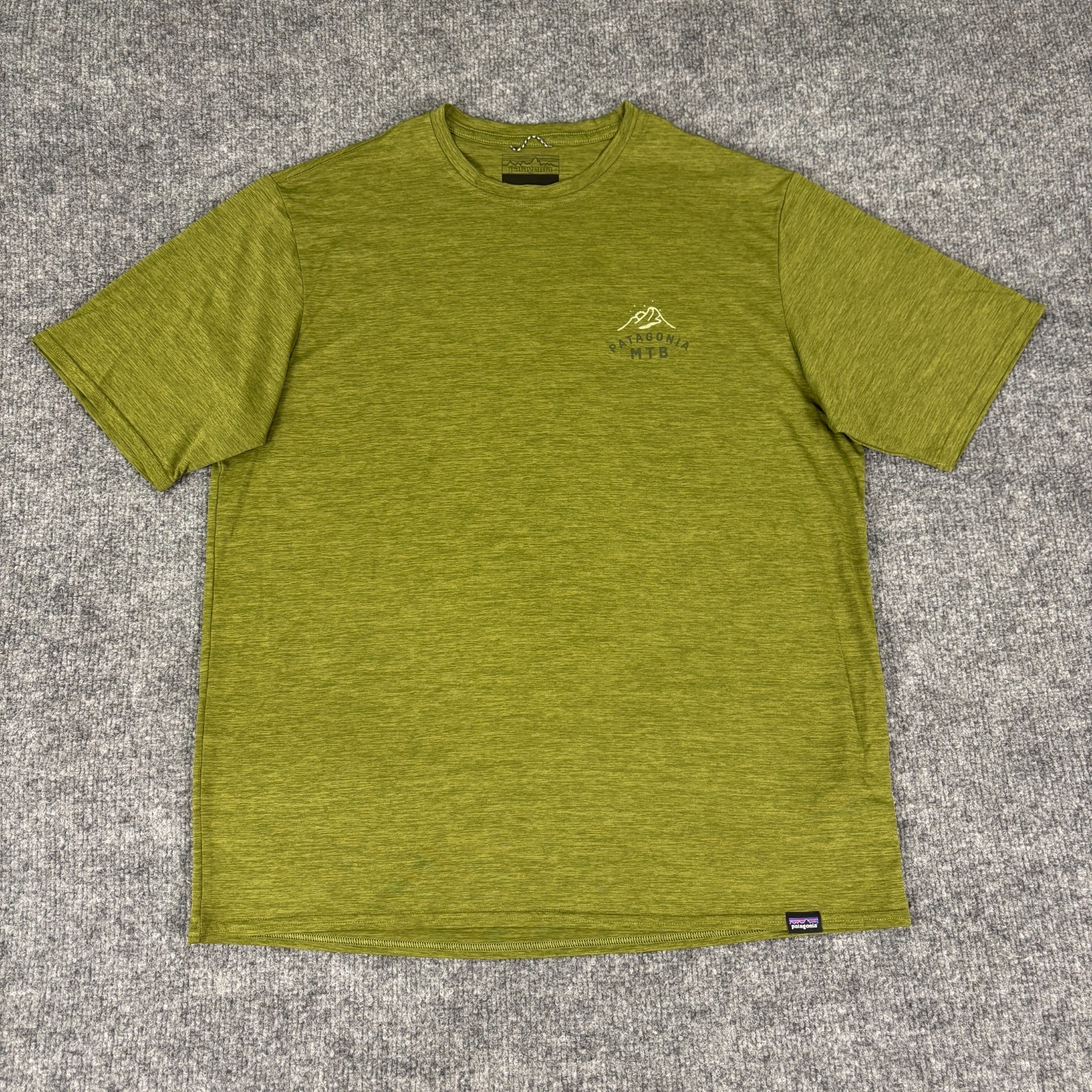 Patagonia MTB Capilene Cool Daily T Shirt Men's Medium Green 45235 gallery
