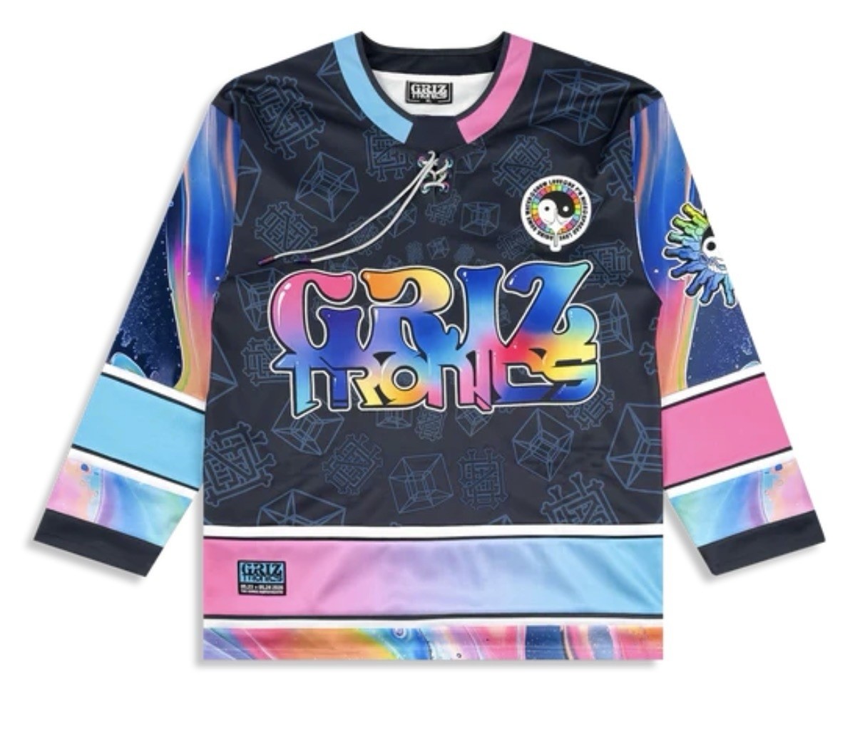 GRIZTRONICS HOCKEY JERSEY THE GORGE GRIZ SUBTRONICS *BRAND NEW LARGE gallery