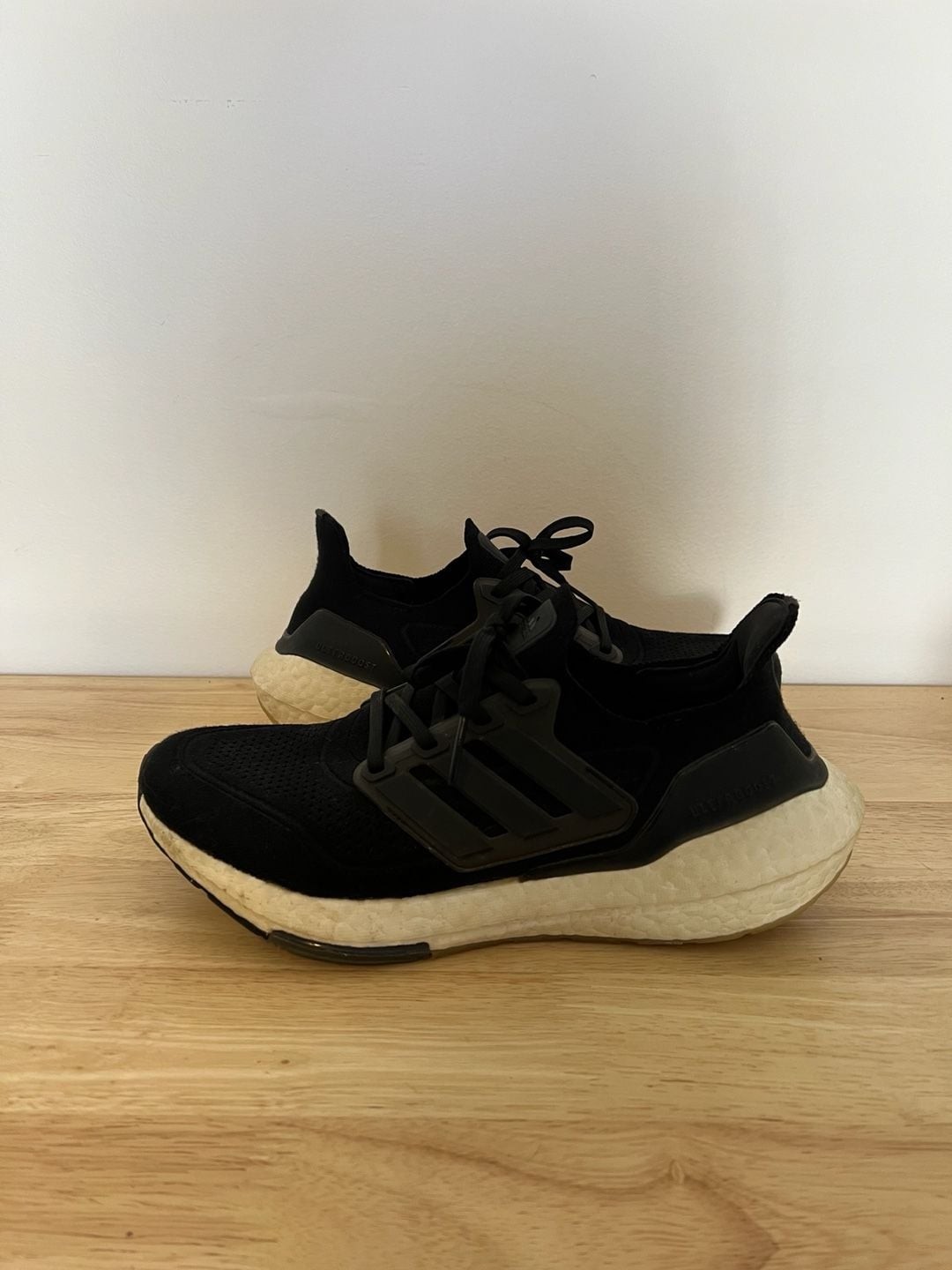 adidas Ultraboost 21 Primeblue Core Black White Women's Running Shoes FY0402 gallery