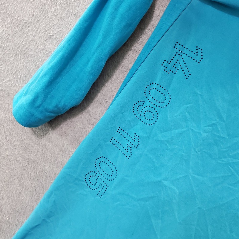 Nike Men Activewear Top Blue Tech Pack Rise Swoosh 3/4 Sleeve READ gallery