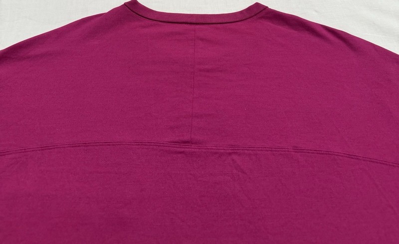 Lululemon Men’s Fundamental Pocket Short Sleeve Tee Magenta Size Large gallery