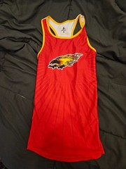 BSN Sports Practice Jersey – Mens Jock Firebirds Small Red Yellow