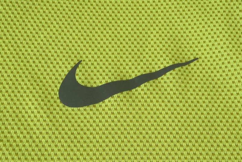 Nike Shirt Mens Sz XL Short Sleeve Lightweight Volt Yellow Dri-Fit Zonal Cooling gallery