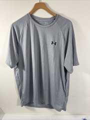 Under Armour Tech 2.0 Short Sleeve Tee, Size L, Light Gray