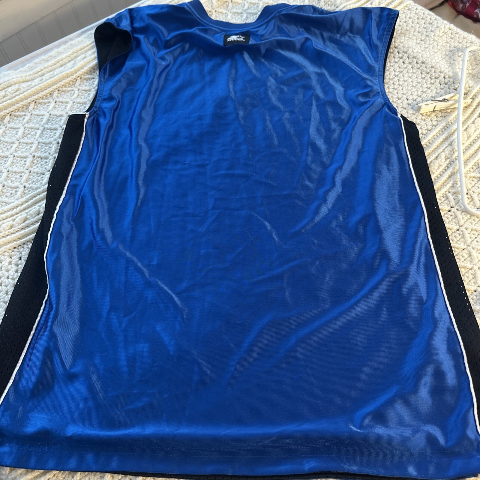 Starter Basketball Reversible Jersey Mens Medium Blue Sleeveless Vintage 38 Y2K gallery