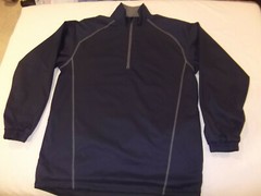 MIZUNO PERFORMANCE SERIES 1/2 ZIP WATERPROOF RAIN PULLOVER – PERFECT NWOT NAVY
