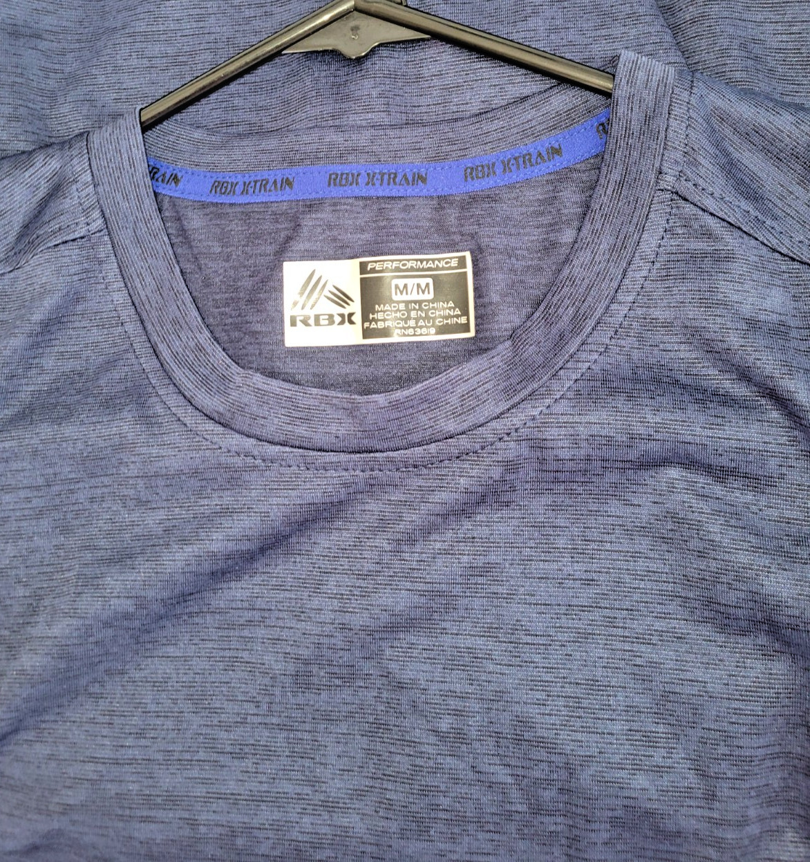 RBX Performance X-Train Sleeveless Active Blue Shirt Men's Size Medium NWT gallery