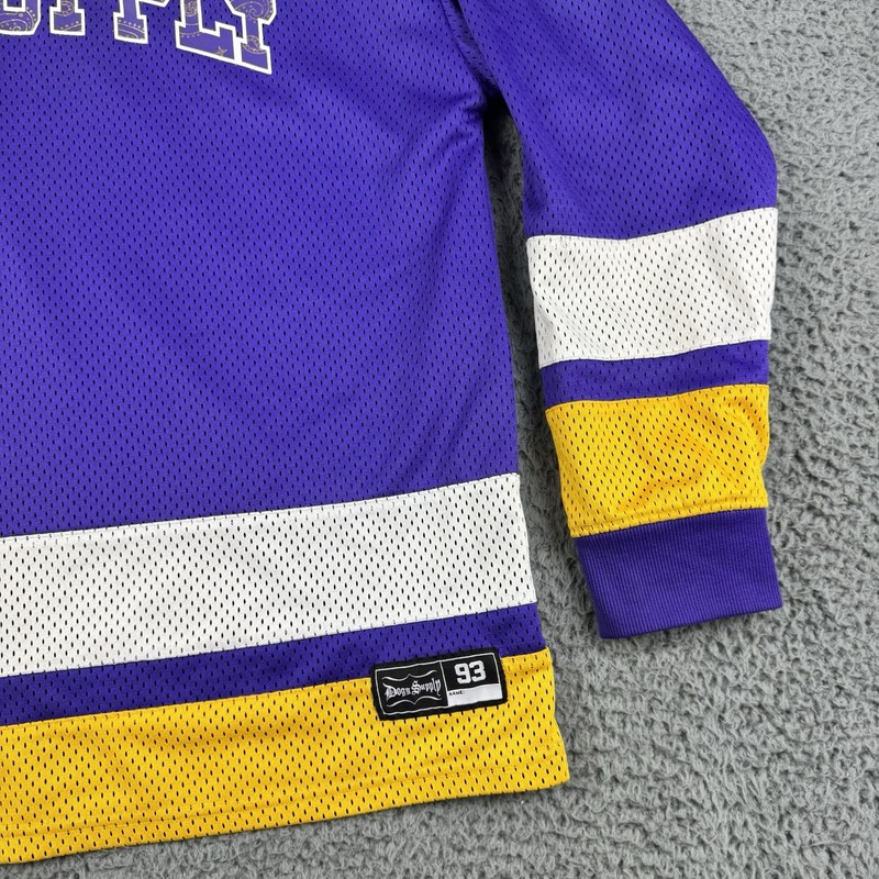 Dogg Supply By Snoop Dogg Jersey Mens Large 93 Mesh Hockey Purple Long Sleeve gallery