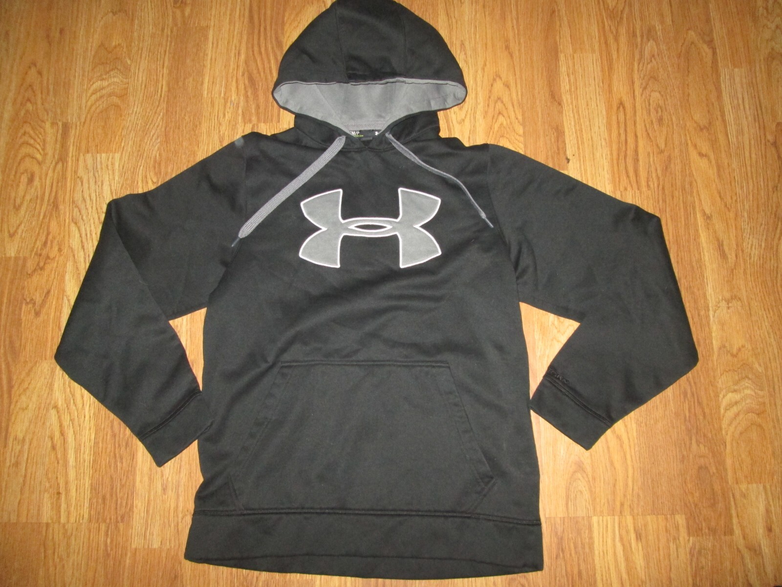 Mens UNDER ARMOUR athletic fleece lined hooded hoodie sweatshirt sz S Sm gallery