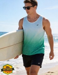 EZRUN Men’s Quick Dry Tank Top UPF 50+ Gym Workout