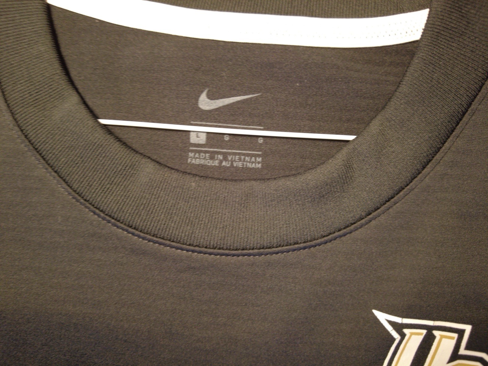 Nike Dri-FIT UCF Knights Logo Men’s Black Long Sleeve Crew Neck Tee L gallery