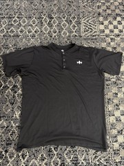 Diadem Men’s Court Essentials XL Gray Henley Shirt Pickleball/Tennis BRAND NEW