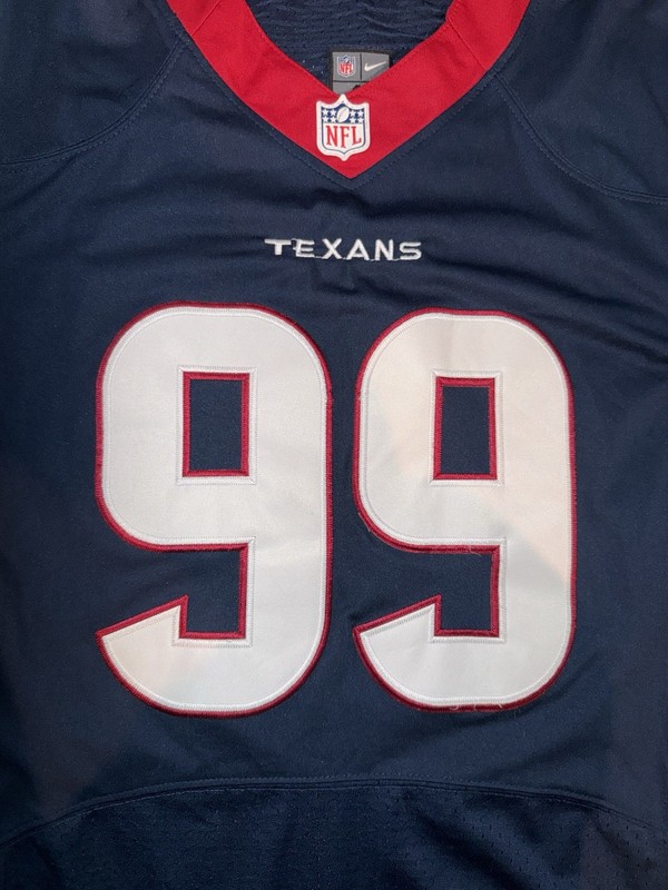 Nike J.J. Watt HOF Houston Texans NFL Jersey Size 48 Sewn Excellent gallery