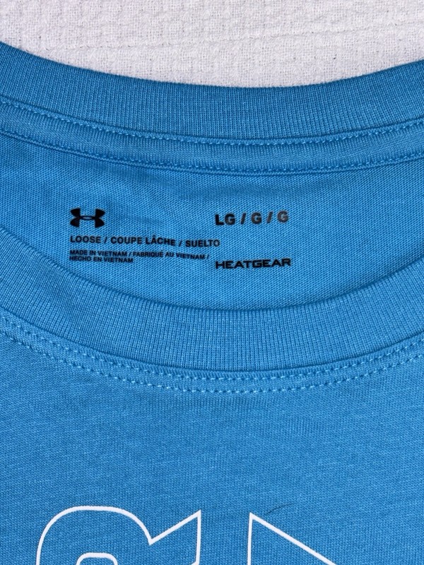 Under Armour UA Vertical Wordmark Long Sleeve Sz Large gallery