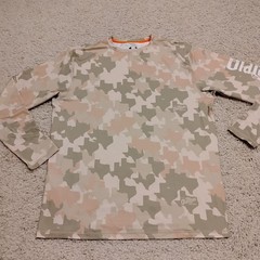 Old Tejas Shirt Mens Medium Performance Texas Camouflage Hunting Fishing Hiking