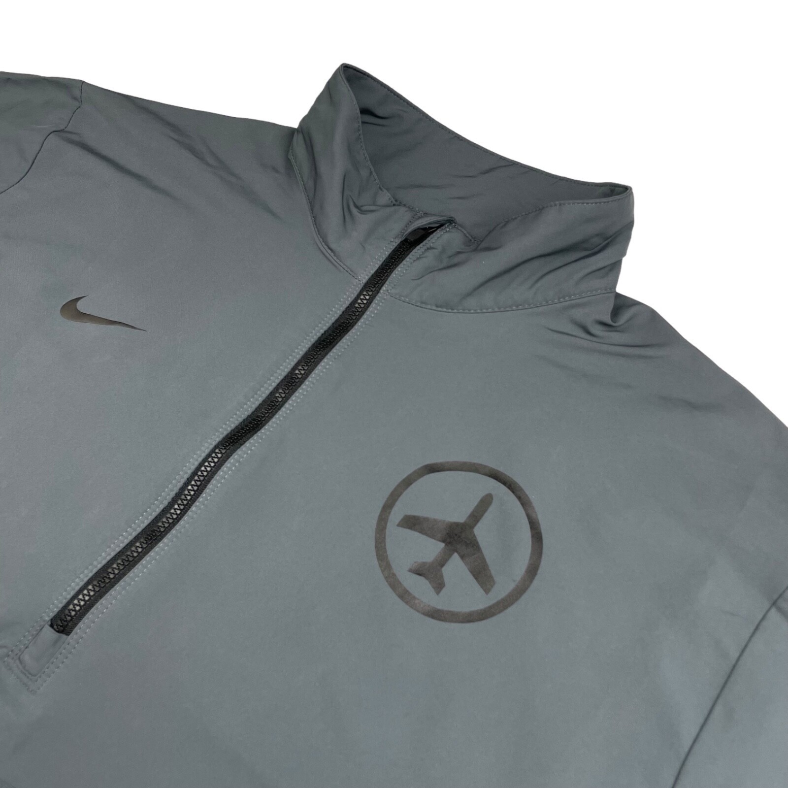 Nike x Silver Lining Air Men’s 1/4 Zip Performance Pullover Gray 578675 • Large gallery
