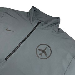 Nike x Silver Lining Air Men’s 1/4 Zip Performance Pullover Gray 578675 • Large
