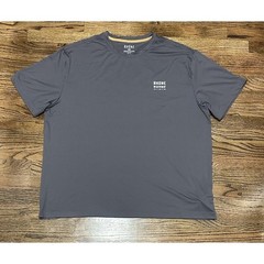 Rhone Relaxed Fit Grey Base Training Athletic Graphic Short Sleeve Shirt Sz 2XL