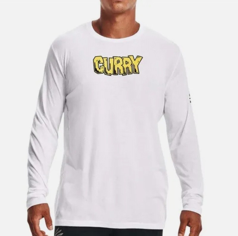 New Under Armour Steph Curry x Sesame Street ‘Count It’ Long Sleeve Men's Sz 2XL gallery