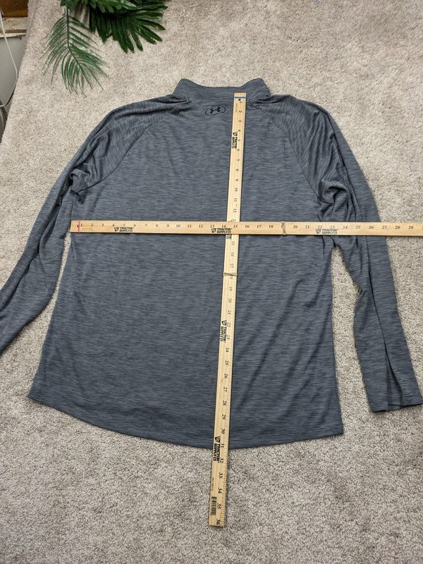 Under Armour CoolSwitch Pullover Mens 2XL Gray 1/4 Zip Running Shirt Top gallery