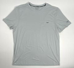 Speedo UPF 50+ Men’s Size XXL Short Sleeve Gray Activewear Fitted T-Shirt
